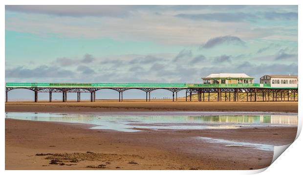 St Anne’s Pier.   Print by Victor Burnside