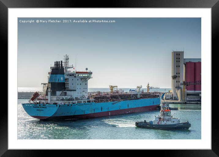 Maersk Edward Framed Mounted Print by Mary Fletcher
