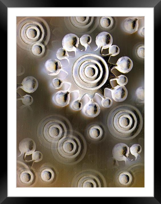 solar spirals Framed Mounted Print by Heather Newton