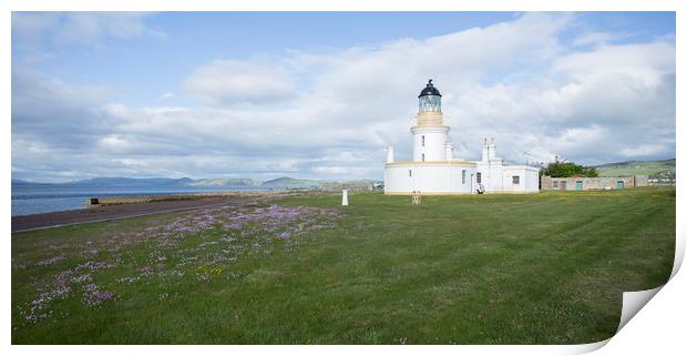 Chanonry Point lighthouse Print by Alan Whyte