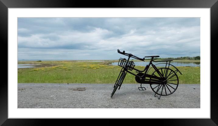 Riding by the Lagoons Framed Mounted Print by Alan Whyte
