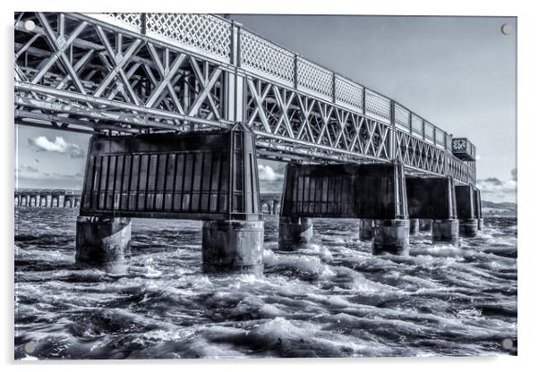 Dundee Rail Bridge Acrylic by Dundee Photography
