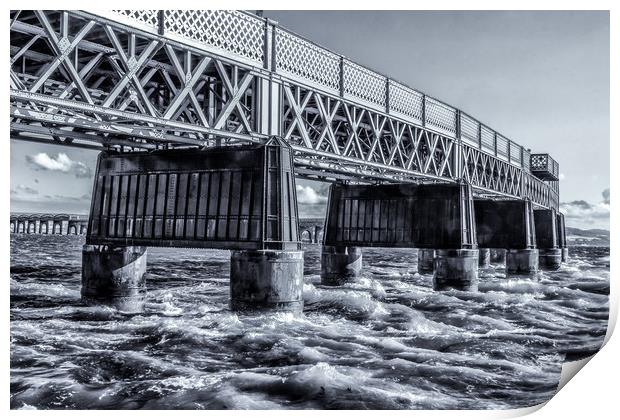 Dundee Rail Bridge Print by Dundee Photography