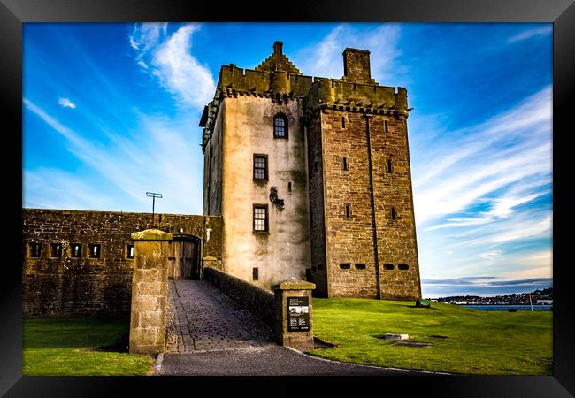 Broughty ferry Castle Framed Print by Dundee Photography