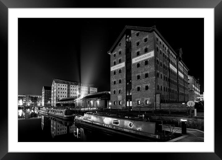 Gloucester Quay, Victoria Warehouse Framed Mounted Print by Dean Merry