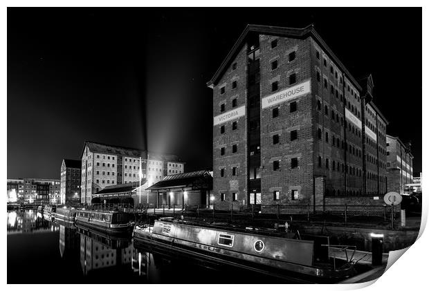 Gloucester Quay, Victoria Warehouse Print by Dean Merry