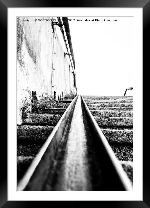 Steps and Rails Framed Mounted Print by Dundee Photography
