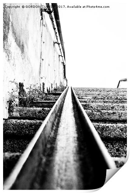 Steps and Rails Print by Dundee Photography