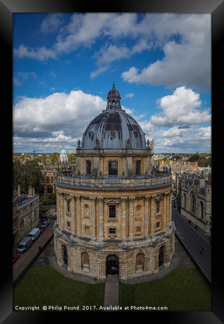 Bodleian Library in Oxford Framed Print by Philip Pound