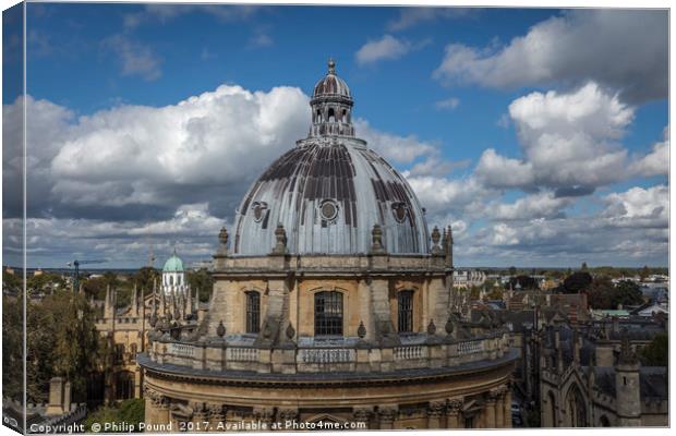 Radcliffe Camera Oxford Canvas Print by Philip Pound