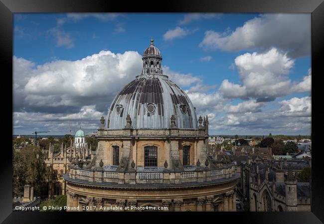 Radcliffe Camera Oxford Framed Print by Philip Pound