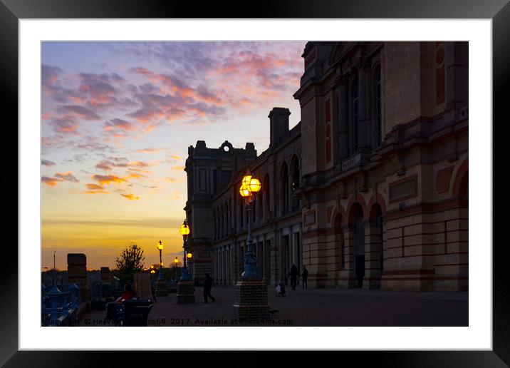 Alexandra palace London sunset Framed Mounted Print by Heaven's Gift xxx68