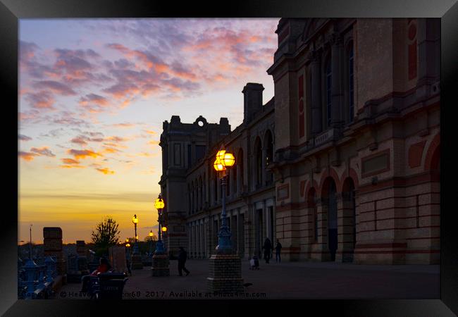 Alexandra palace London sunset Framed Print by Heaven's Gift xxx68