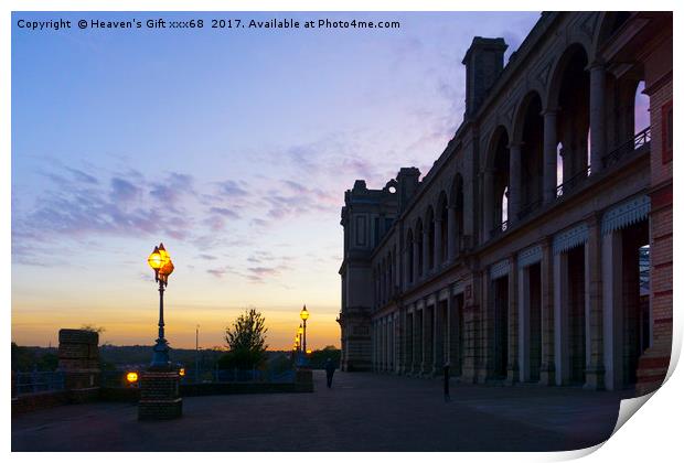 Alexandra palace London sunset in the autumn 2017 Print by Heaven's Gift xxx68