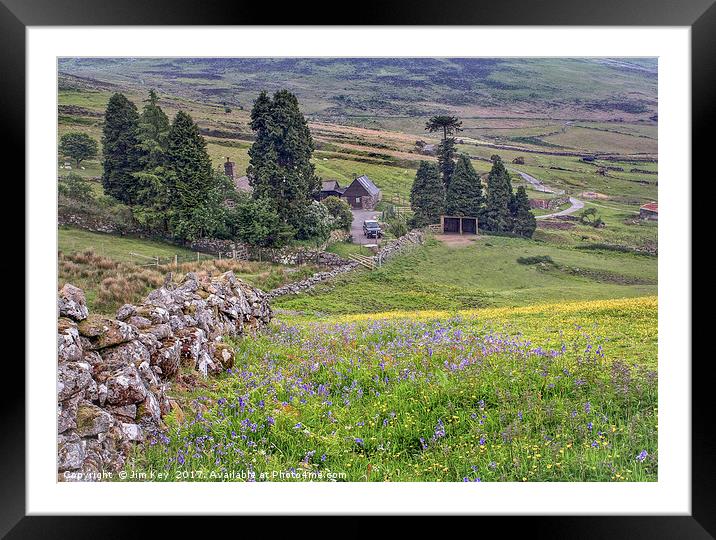 Dartmoor  National Park Devon Framed Mounted Print by Jim Key