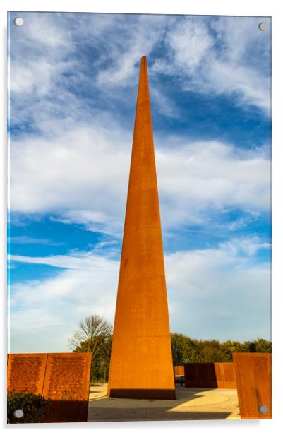 IBCC spire Acrylic by Gary Eason