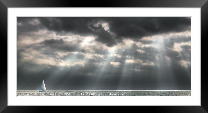 IN RAYS OF THE SUN Framed Mounted Print by Tony Sharp LRPS CPAGB