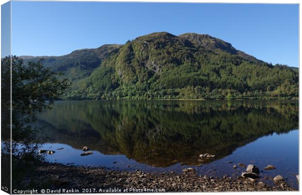 Loch Lubnaig,  near Callander ,  Stirling, Scotlan Canvas Print by Photogold Prints