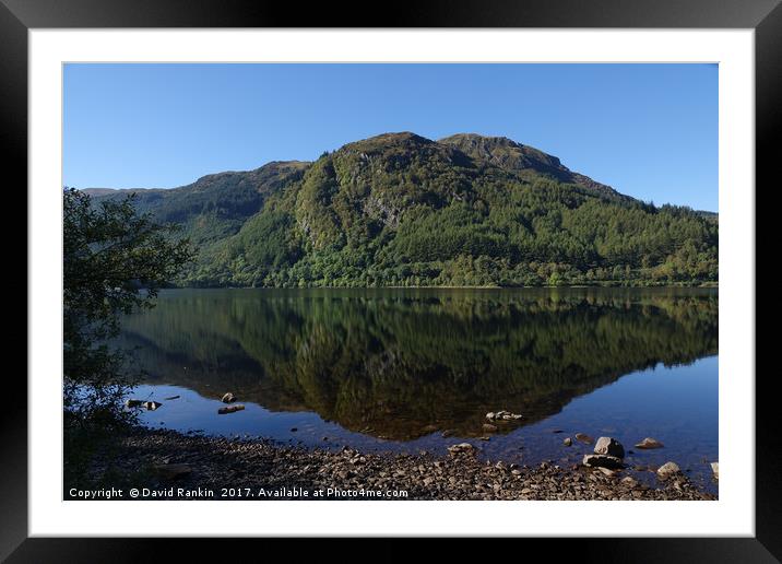 Loch Lubnaig,  near Callander ,  Stirling, Scotlan Framed Mounted Print by Photogold Prints