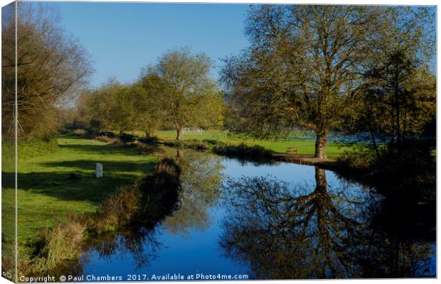 River Itchen Canvas Print by Paul Chambers