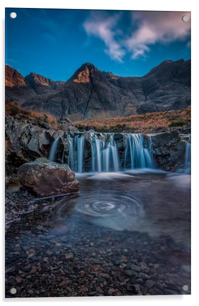 Fairy Pools Isle of Skye Acrylic by Paul Andrews