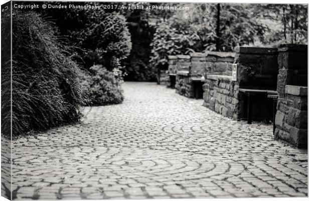 Granite cobbles  Canvas Print by Dundee Photography
