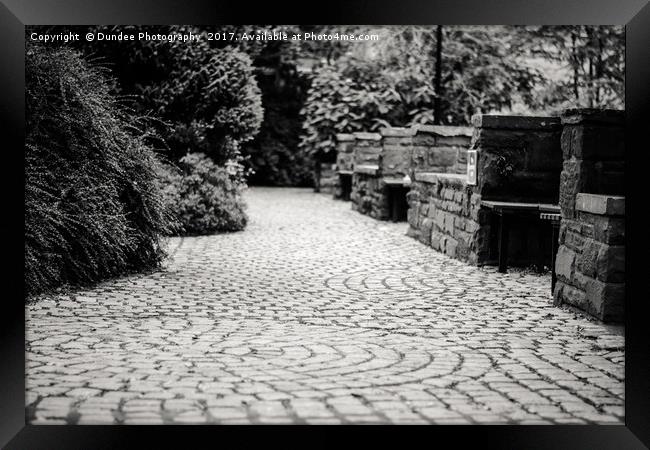 Granite cobbles  Framed Print by Dundee Photography