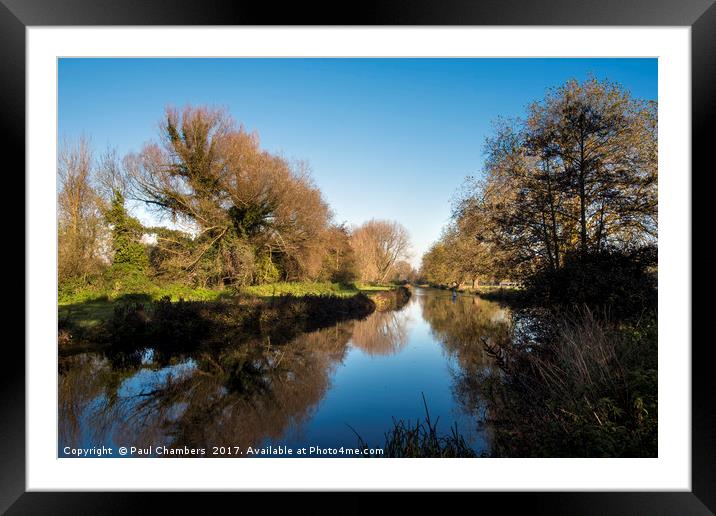 River Itchen Framed Mounted Print by Paul Chambers