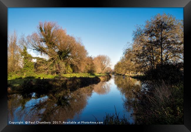 River Itchen Framed Print by Paul Chambers