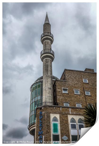 Hoxton Mosque Print by Philip Pound