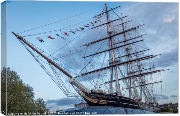 The Cutty Sark Canvas Print by Philip Pound