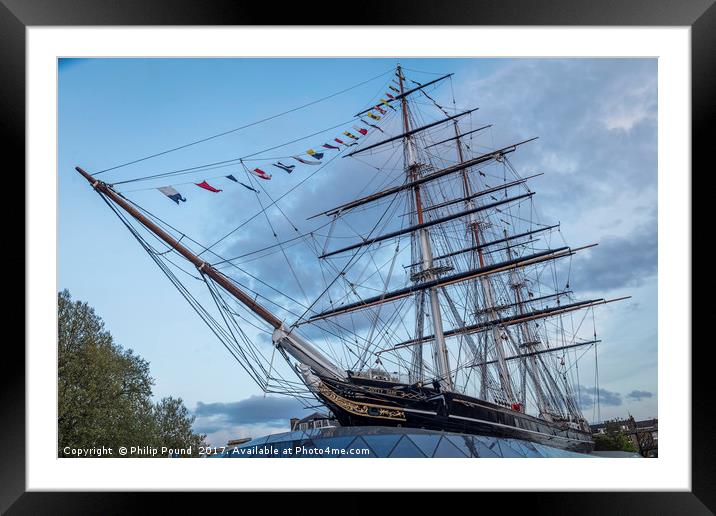 The Cutty Sark Framed Mounted Print by Philip Pound