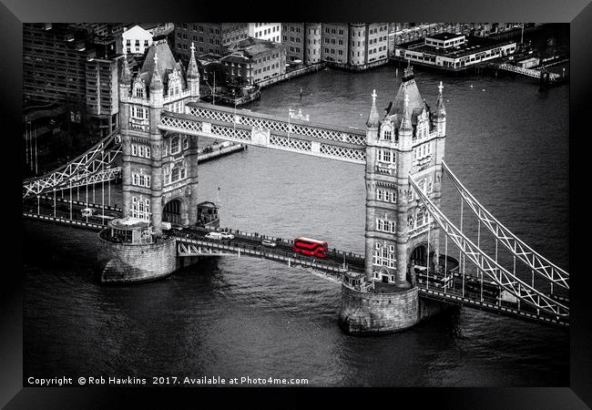 Loving London  Framed Print by Rob Hawkins