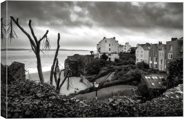 South Beach, Tenby, Pembrokeshire, Wales, UK Canvas Print by Mark Llewellyn