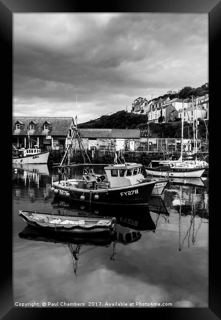 Mevagissey Harbour Framed Print by Paul Chambers