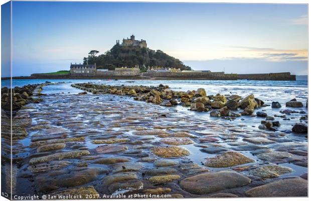 St Michaels Mount Cornwall  Canvas Print by Ian Woolcock