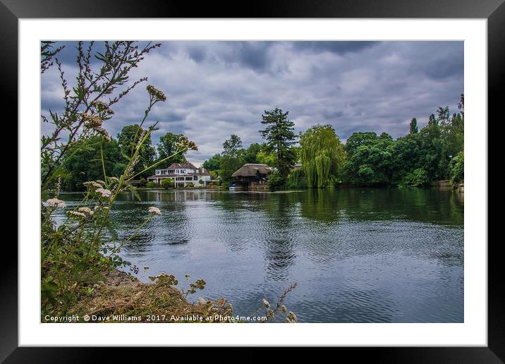 Henley-on-Thames Framed Mounted Print by Dave Williams