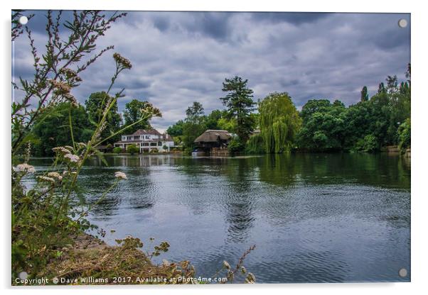 Henley-on-Thames Acrylic by Dave Williams