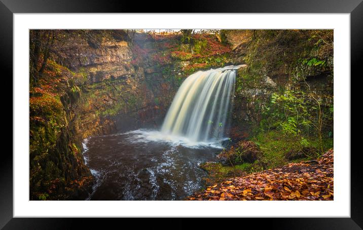 Full Falls at Dalcairney Framed Mounted Print by Gareth Burge Photography