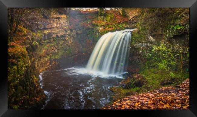 Full Falls at Dalcairney Framed Print by Gareth Burge Photography