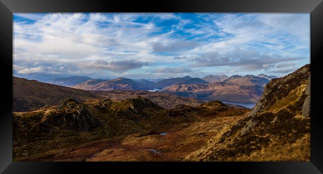 Over the Trossachs Framed Print by James Buckle