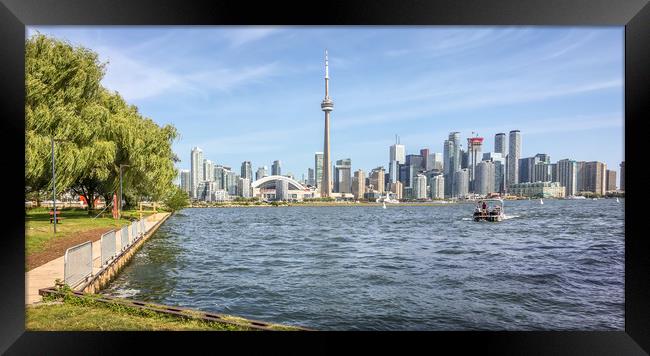 Lake Ontario Panorama Framed Print by Naylor's Photography
