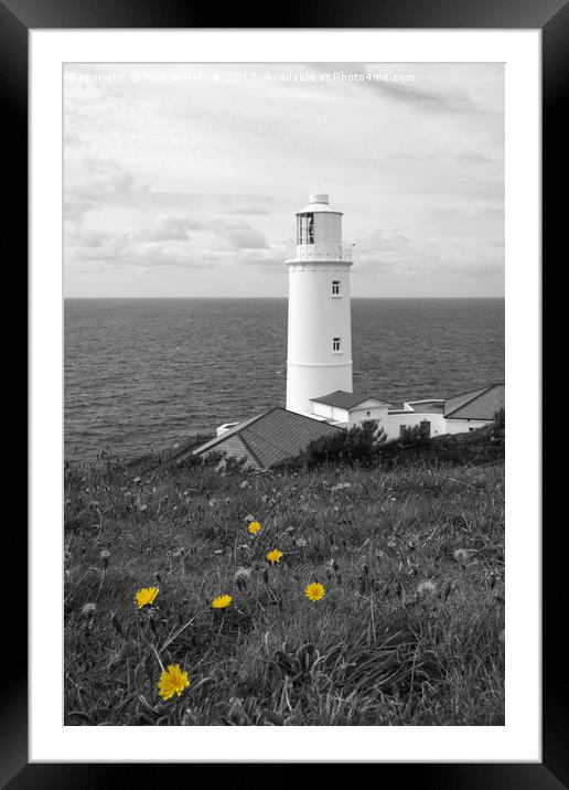Trevose Lighthouse Framed Mounted Print by Rich Wiltshire