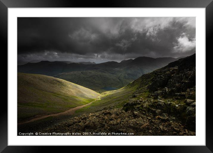 Light on the Lake District Framed Mounted Print by Creative Photography Wales