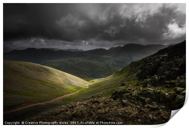 Light on the Lake District Print by Creative Photography Wales