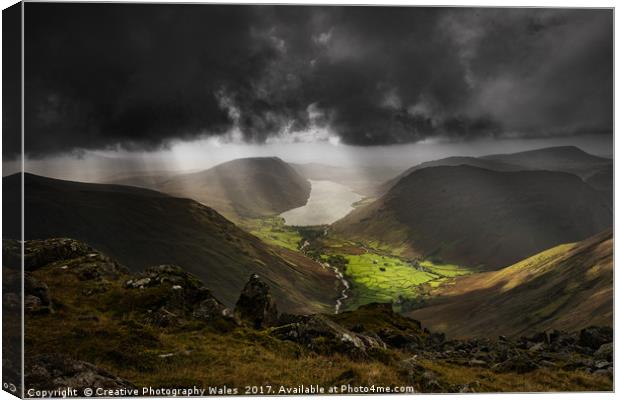 Ennerdale View Canvas Print by Creative Photography Wales
