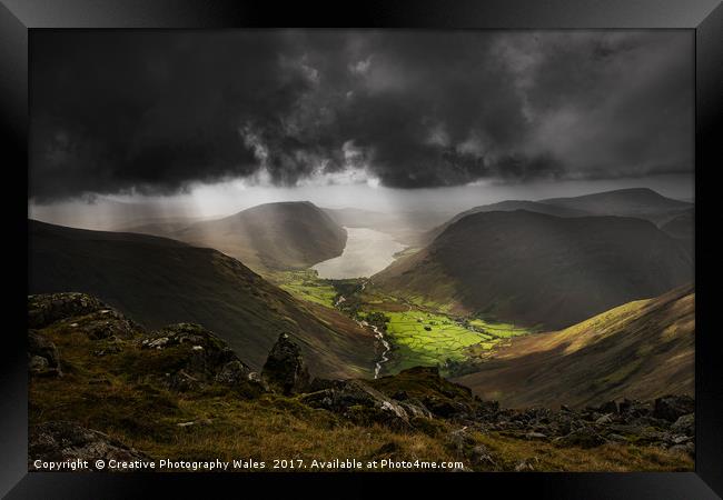 Ennerdale View Framed Print by Creative Photography Wales
