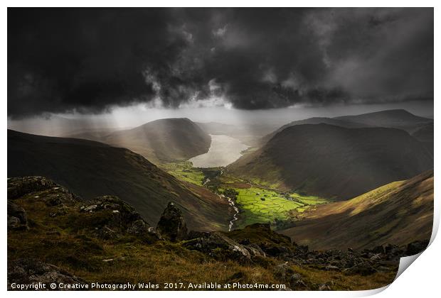 Ennerdale View Print by Creative Photography Wales