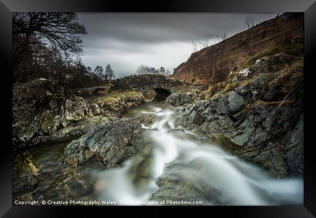 Ashness Bridge, Lake District Framed Print by Creative Photography Wales