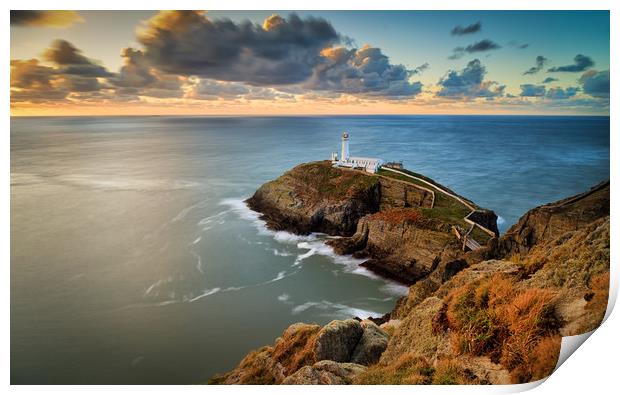 South Stack Lighthouse. Print by Craig Breakey